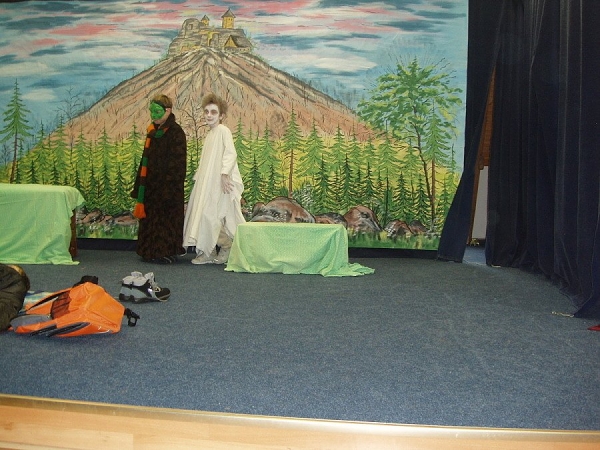 Strašidelná noc v podhradí, leden 2013