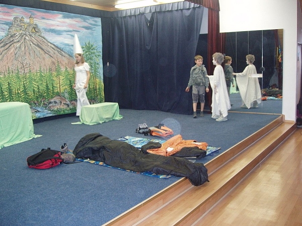Strašidelná noc v podhradí, leden 2013