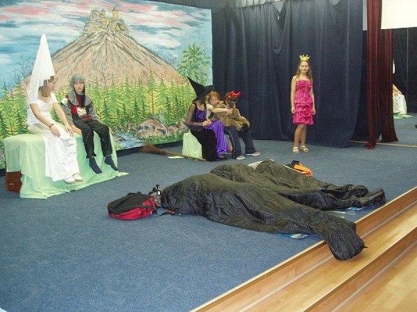 Strašidelná noc v podhradí, leden 2013