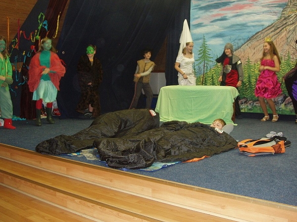 Strašidelná noc v podhradí, leden 2013