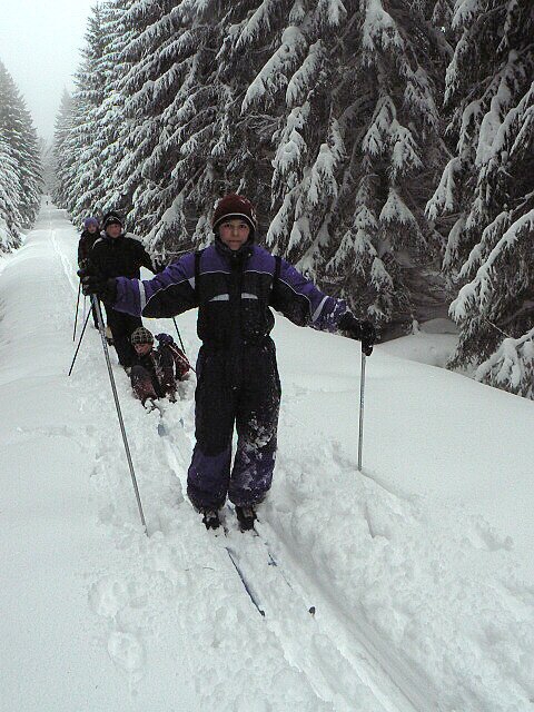 Lyžařský výcvik VII. tř., únor 2012