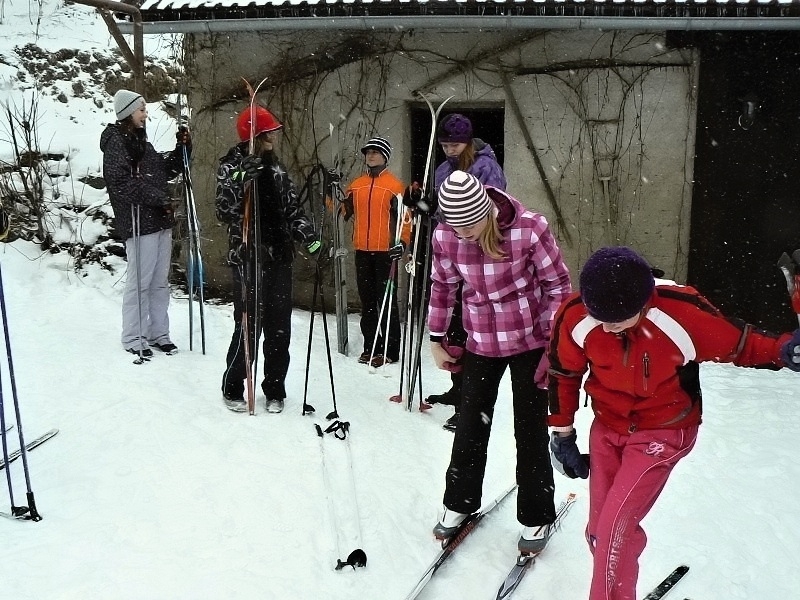 Lyžařský výcvik VII. tř., únor, leden 2013