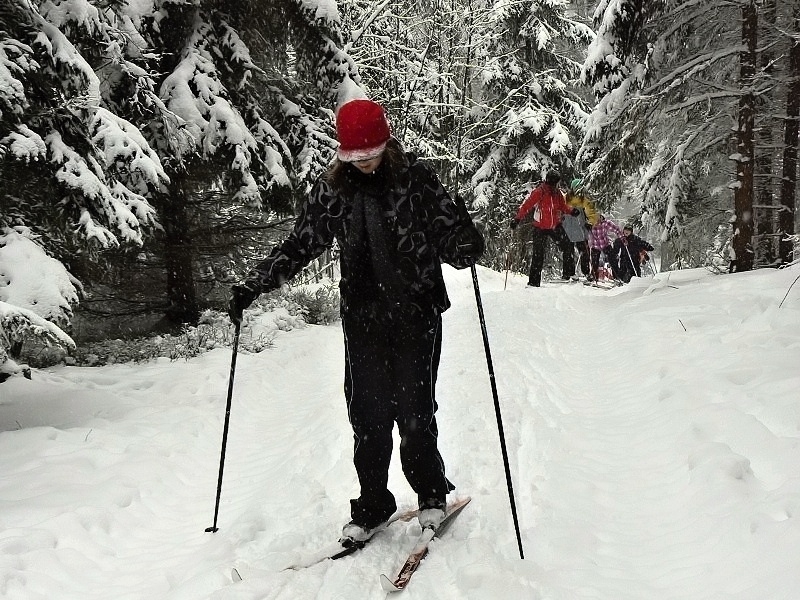 Lyžařský výcvik VII. tř., únor, leden 2013