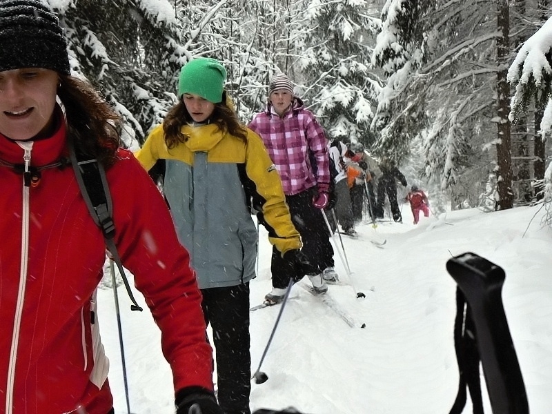 Lyžařský výcvik VII. tř., únor, leden 2013