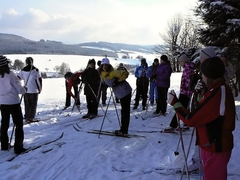 Lyžařský výcvik VII. tř., únor, leden 2013