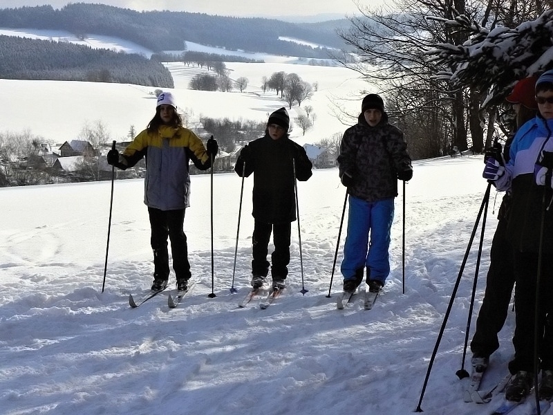 Lyžařský výcvik VII. tř., únor, leden 2013