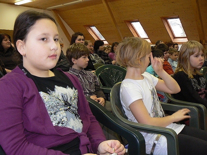 Školní kolo recitační soutěže, únor, 2013