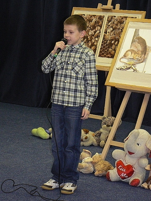 Školní kolo recitační soutěže, únor, 2013