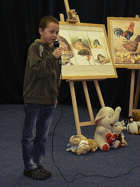 Školní kolo recitační soutěže, únor, 2013