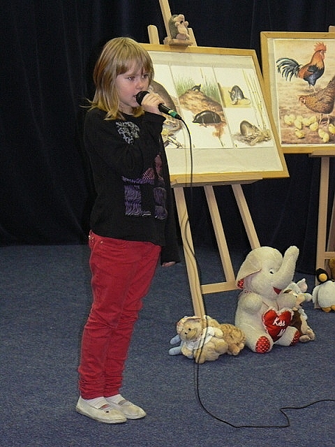 Školní kolo recitační soutěže, únor, 2013