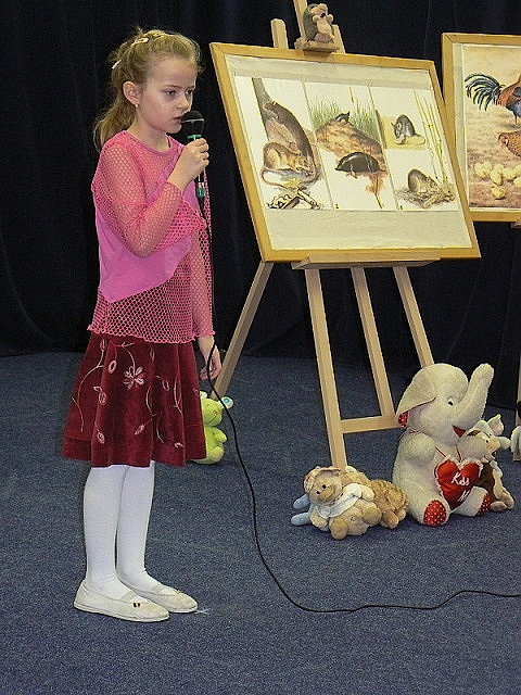 Školní kolo recitační soutěže, únor, 2013