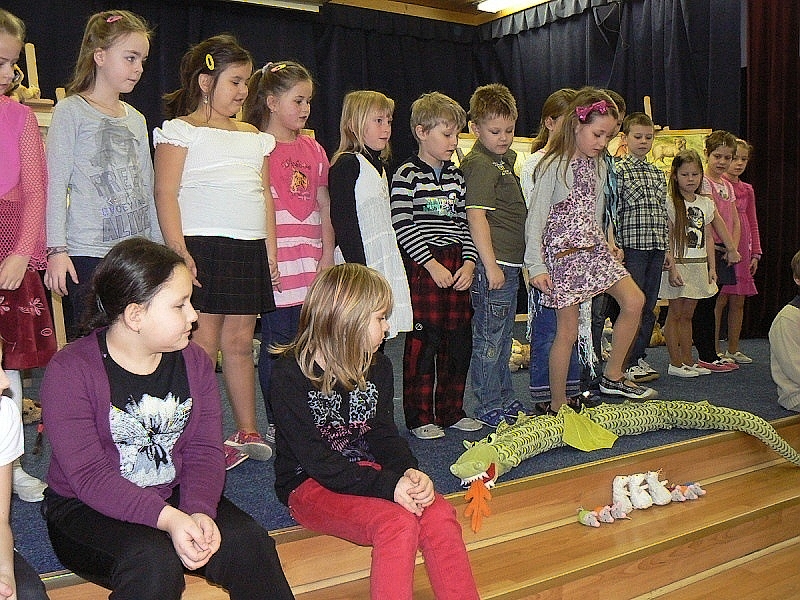 Školní kolo recitační soutěže, únor, 2013