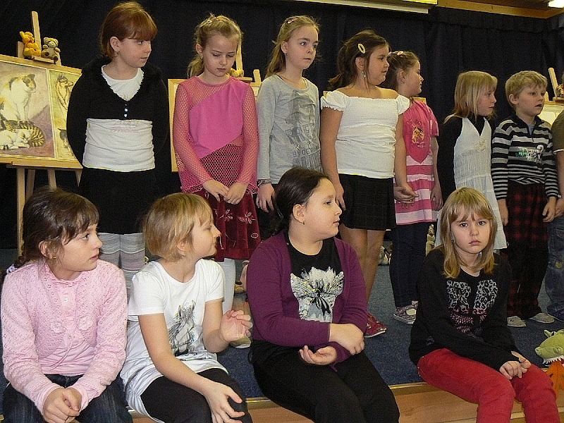 Školní kolo recitační soutěže, únor, 2013